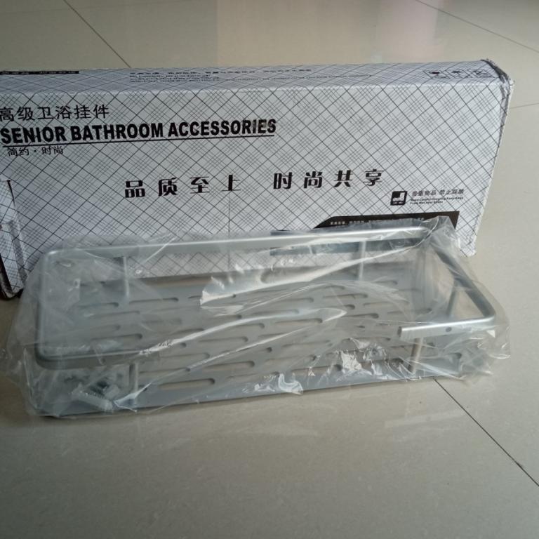 ALUMINUM SOAP RACK || BATHROOM WALL SHELF in Geylang - Image 1
