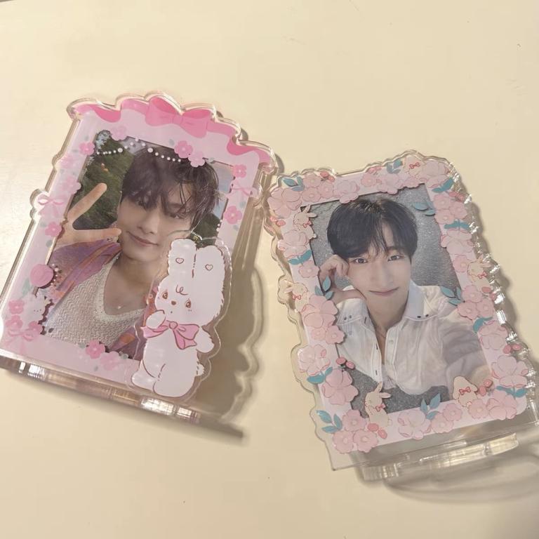 Jenny Rabbit Acrylic Card Holder 3inch Photo Frame … in North-Eastern Islands - Image 1