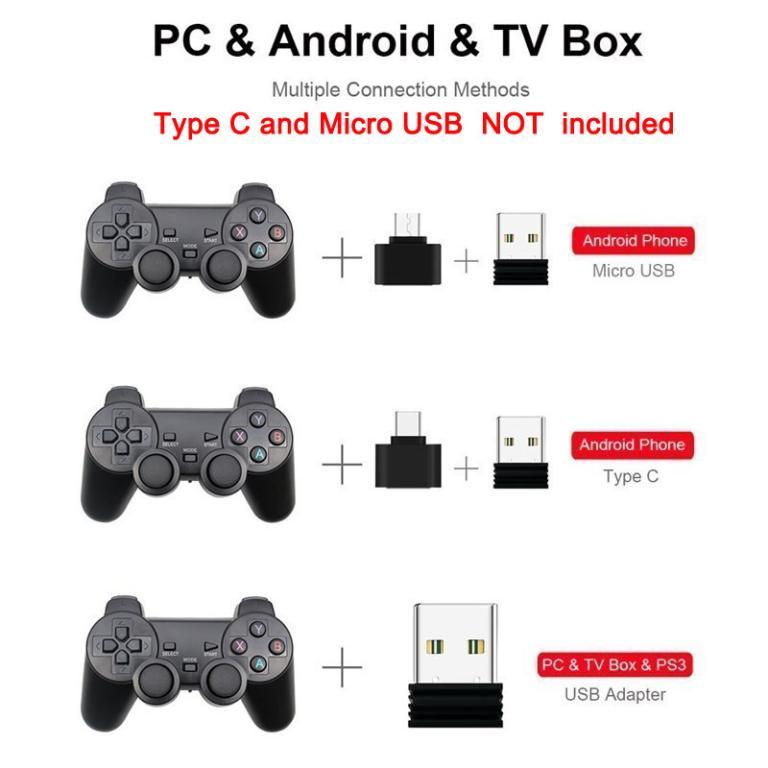 Wireless Gamepad PC For PS3 Android Phone TV Box 2.4G … in Novena - Image 1