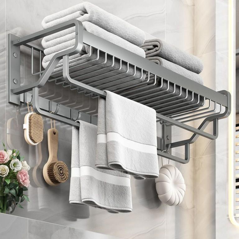 Towel Rack Perforation-Free Bathroom Rack Toilet Wall … in Woodlands - Image 1