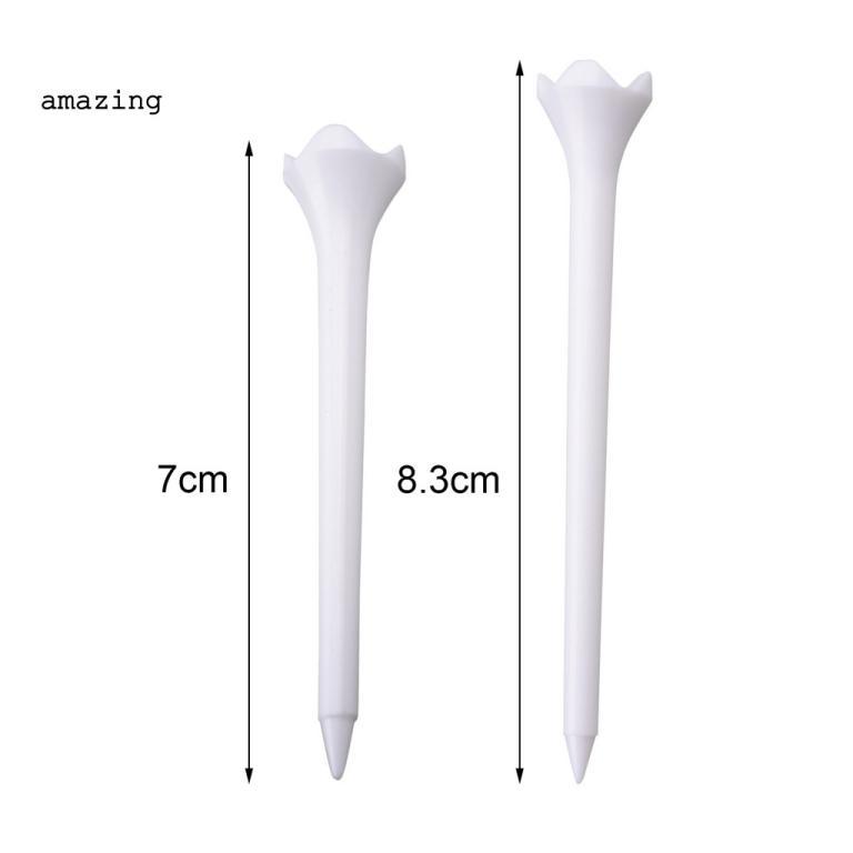 [AM] Plastic Golf Plastic Tees 10 Pcs Durable Plastic Golf … in Sembawang - Image 1