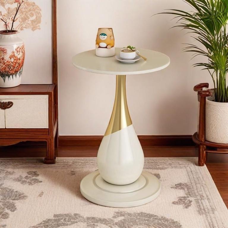 Simple Sofa Creative Small Round Table Edge Living Room … in Woodlands - Image 1
