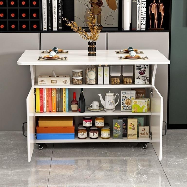 Folding Table Multifunctional Retractable Dining Table … in Woodlands - Image 1