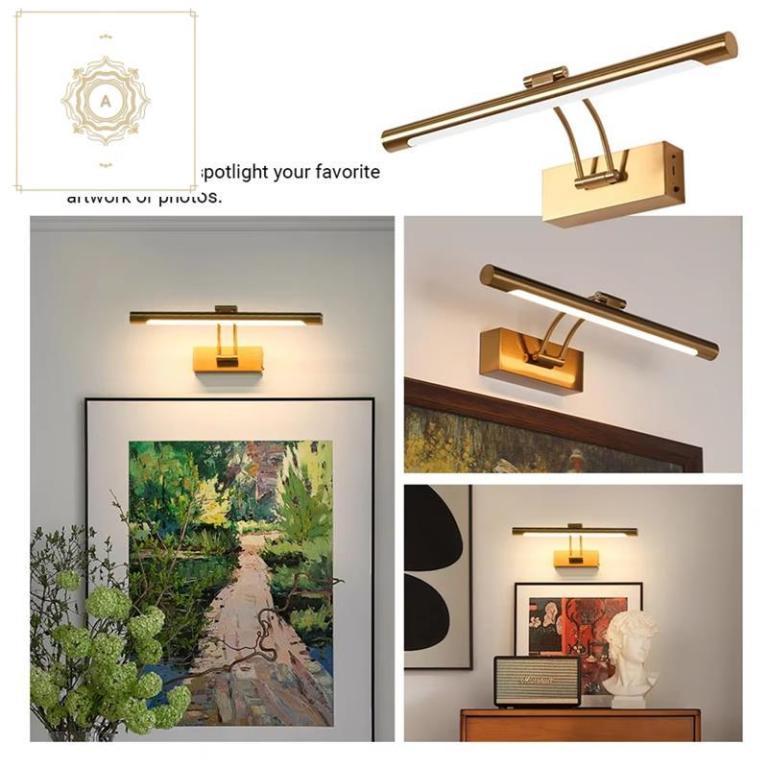 Wireless LED Wall Lamp 4400mAh USB Rechargeable with Remote … in Sembawang - Image 1