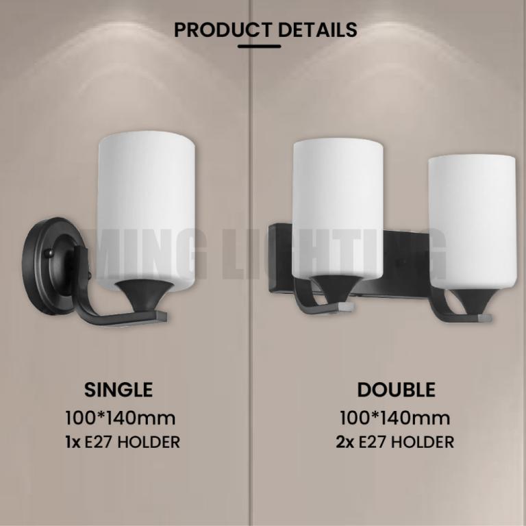 Modern Wall Lamp 10262 Wall Light LED Lighting Light Bulb … in Pasir Ris - Image 1