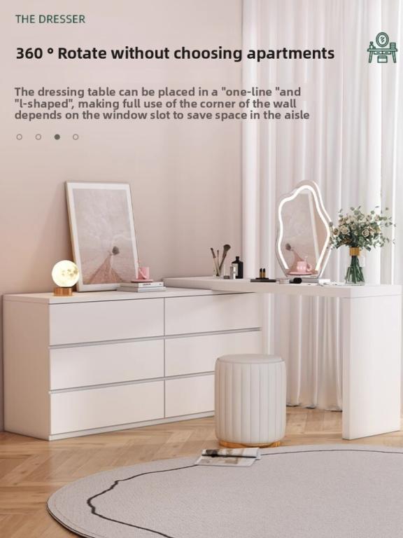 Cream Style Six-Drawer Cabinet Simple Modern Storage … in North-Eastern Islands - Image 1