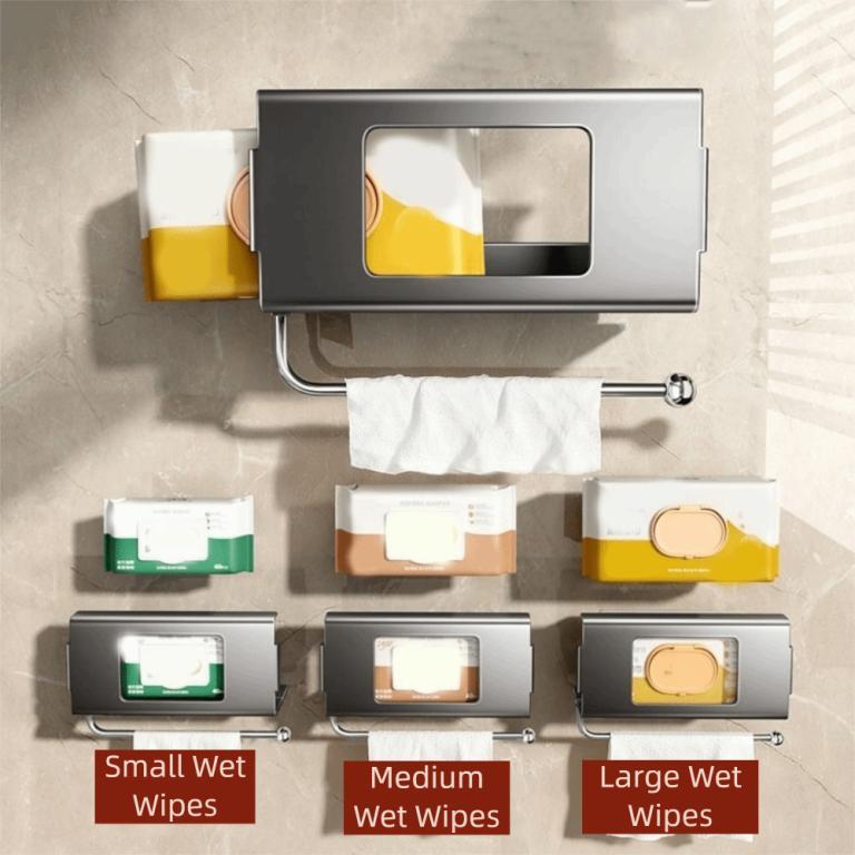 USNOW Hanging Paper Towel Rack, Pure Color Rustproof Under … in North-Eastern Islands - Image 1