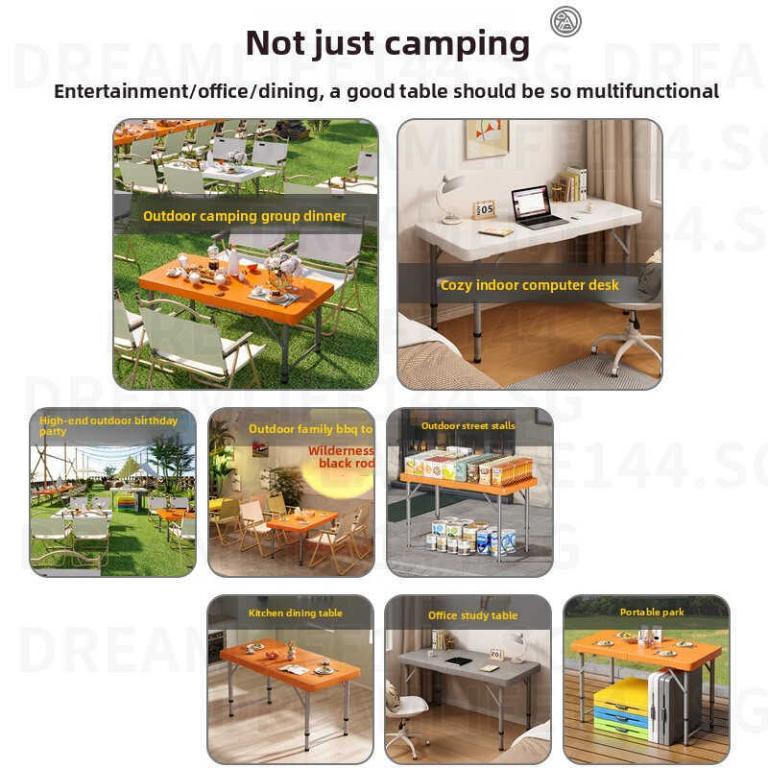 DJY Portable Rectangular Table Simple Household Dining … in Sembawang - Image 1