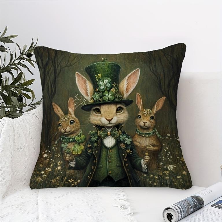 1pc Pillowcase Rabbit with Clovers Pillow Cover in Sengkang - Image 1