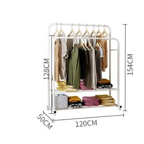Cloth Hanger DIY Cloth Rail Hanging Cloth Rack Cloth … in Pasir Ris - Image 1
