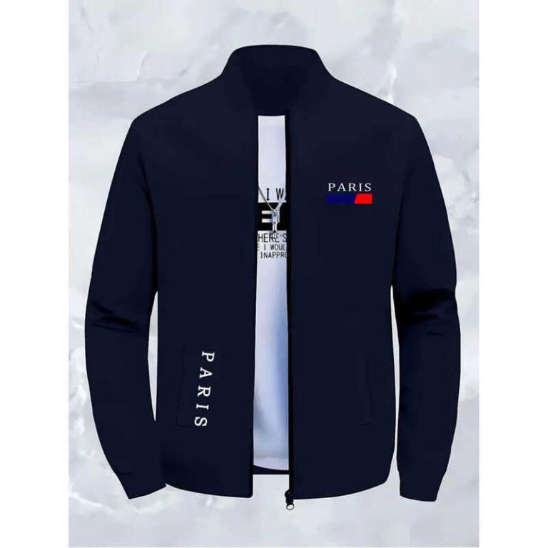 Men's Versatile Jacket, Spring/Autumn Baseball Collar … in Bishan - Image 1