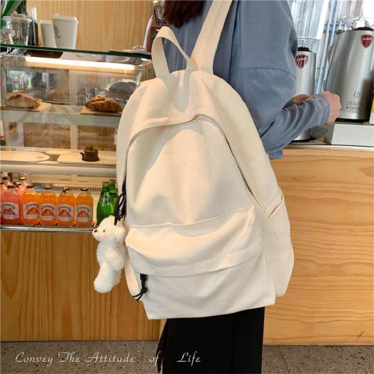 [Preppy Style Large-Capacity Backpack] Backpack Women … in Woodlands - Image 1