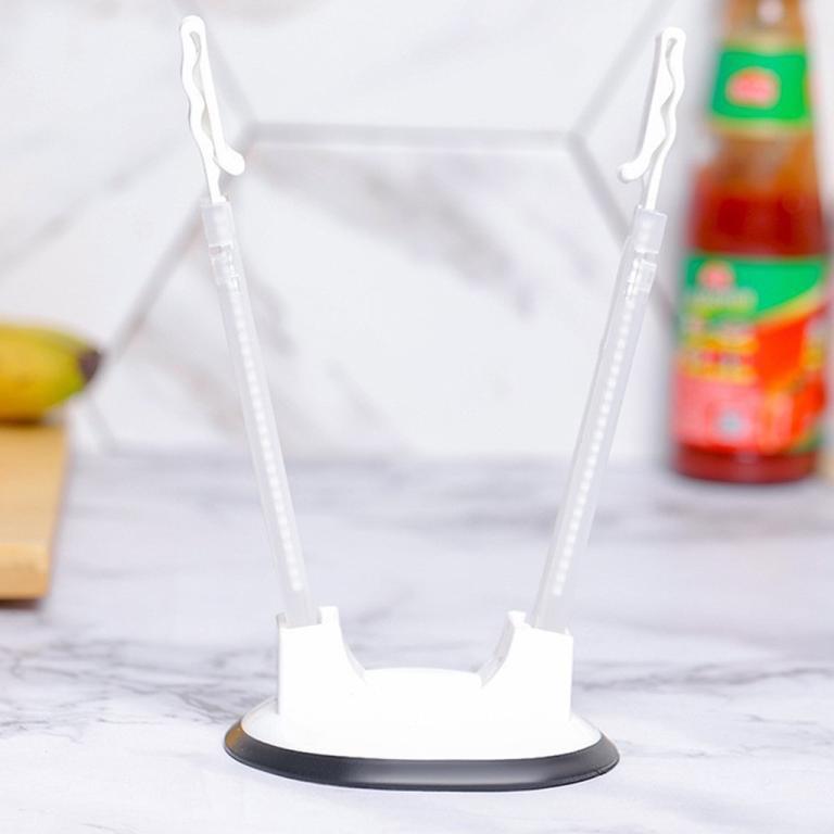 1 Pc Plastic Bag Bracket Countertop Rack Holder Non Slip … in Woodlands - Image 1