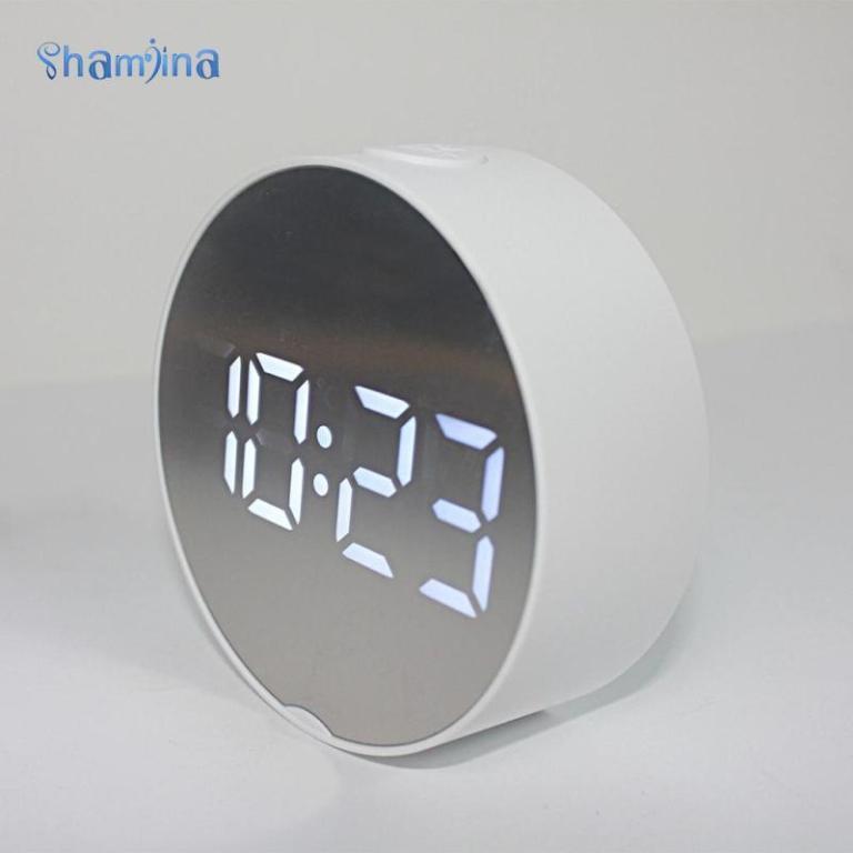 [Shamjina] Multi-function led light mirror Clock Digital … in Bishan - Image 1