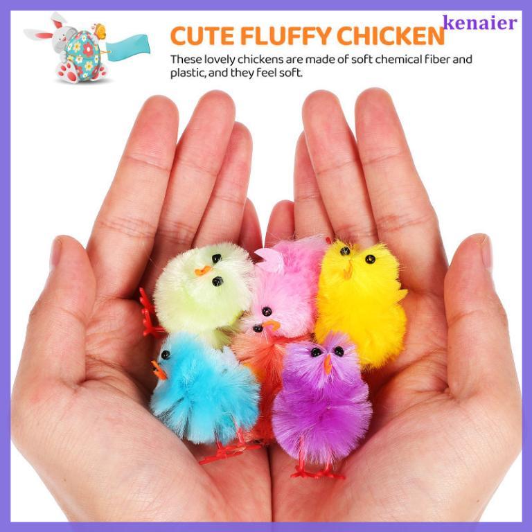 ???? 36Pcs Assorted Color Fluffy Baby Chicks Decorations for … in Bukit Batok - Image 1