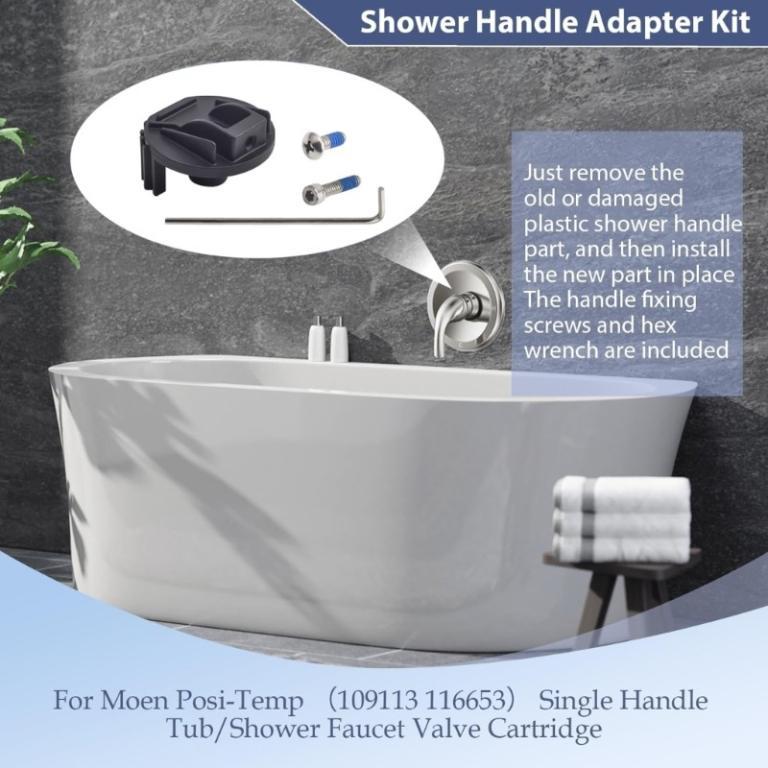 SOURCE Easy Fix Shower Handle Adapters Set Accessory with … in Geylang - Image 1