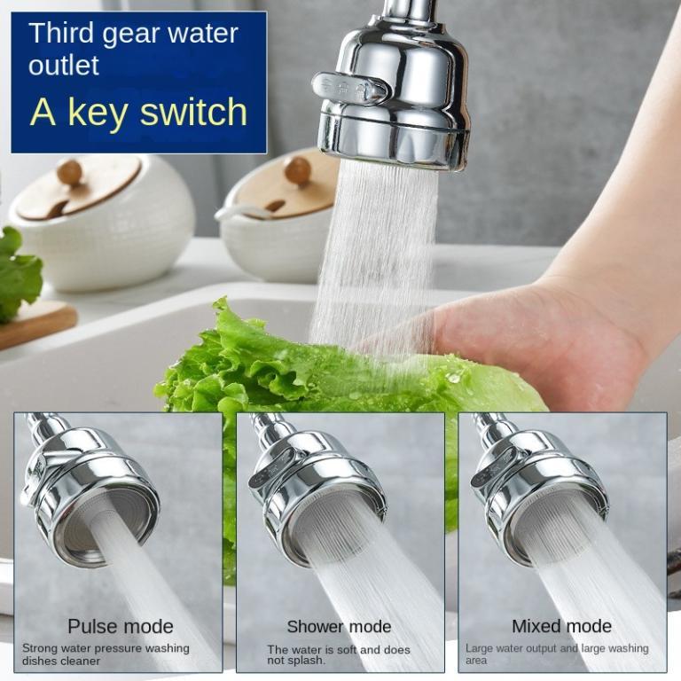 Water-Saving Kitchen Faucet Extension, Adjustable Two-Level … in Pasir Ris - Image 1