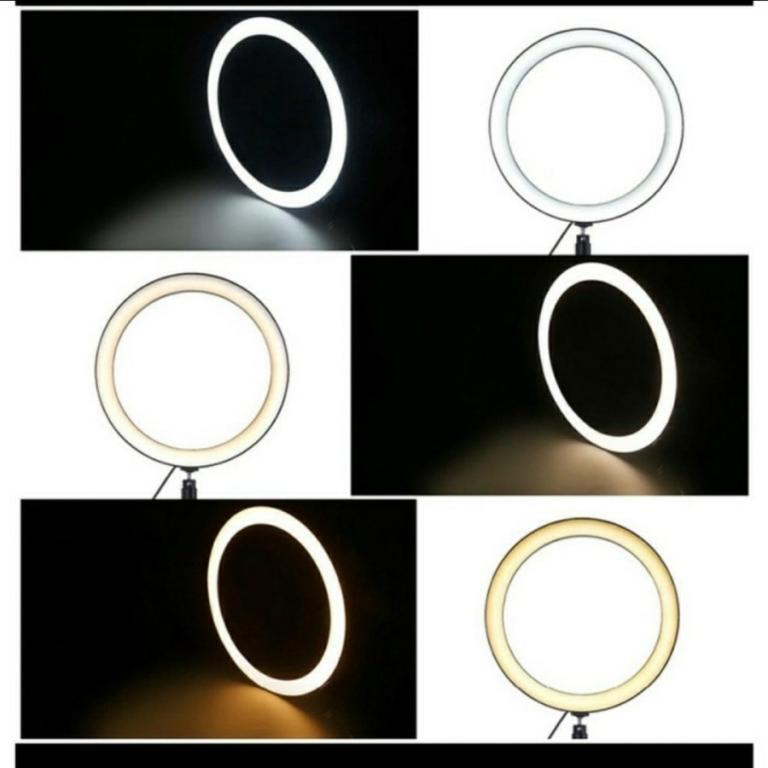 RING LIGHT 26CM LED RINGLIGHT TIKTOK YOUTUBER WITHOUT … in Mandai - Image 1
