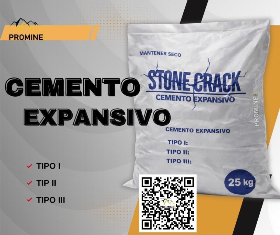 CEMENTO EXPANSIVO PARA DEMOLICIÓN CONTROLADA DE ROCA Y CONCRETO en Perú - Imagen 1