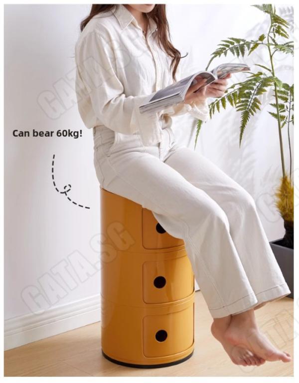 Bedside Table Sofa Side Table Storage Cabinet Small … in Mandai - Image 1