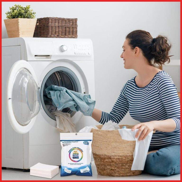Color Catcher Sheets 50 Pieces Color Catching Sheets for … in Geylang - Image 1