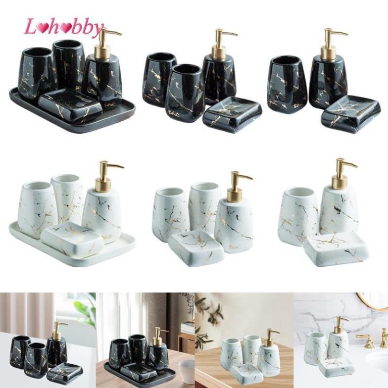 [Lohobby] Toothbrush Cup Set Accessory Set Liquid Holder … in Novena - Image 1