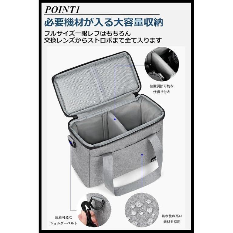 【Direct from JP】Camera Bag Shoulder Foldable Large Capacity … in Pasir Ris - Image 1