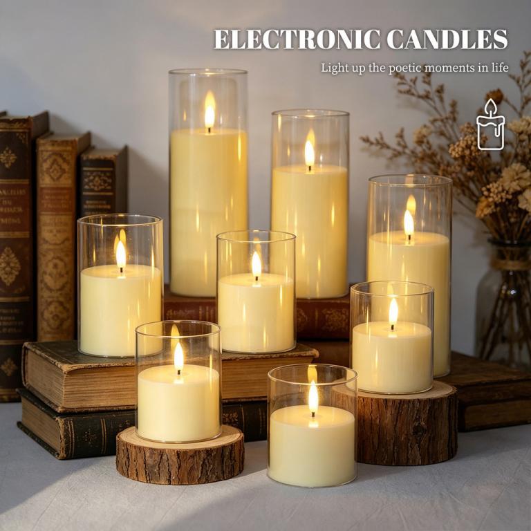 【Agate Design】LED Flameless Electric Candle Fake Candle … in Geylang - Image 1