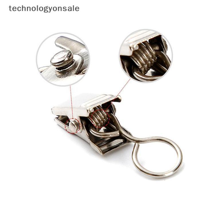 [Tech] 10/20Pcs Stainless Steel Curtain Clips With Hook … in North-Eastern Islands - Image 1