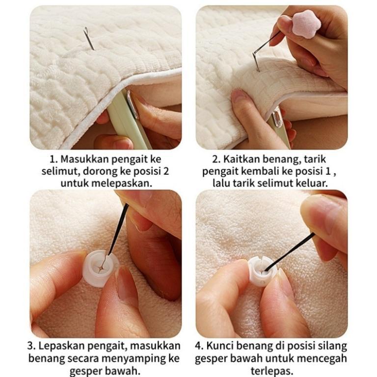 Safe Blanket Ties Without Needles | Anti-Slide Blanket … in Pasir Ris - Image 1