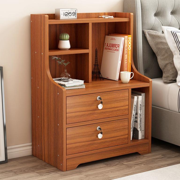BOUSSAC Simple Modern Bedside Table Simple Economical … in Woodlands - Image 1