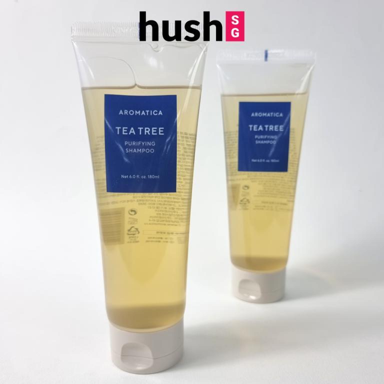 AROMATICA Tea Tree Purifying Shampoo - 180ml/400ml in Sembawang - Image 1