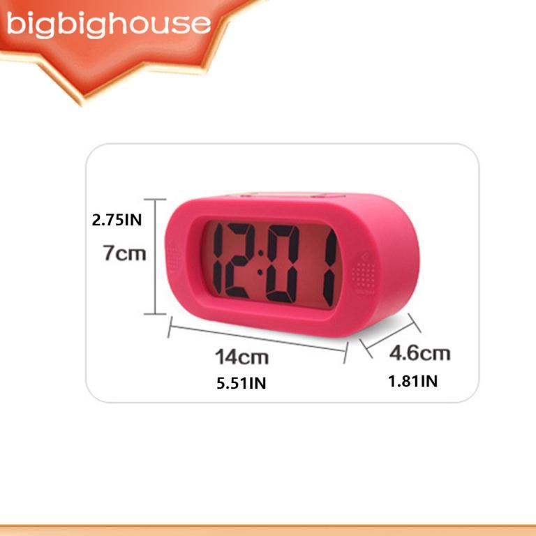 1/2 Digital LED Alarm Clock Night Light Silicone Shell … in Bukit Batok - Image 1