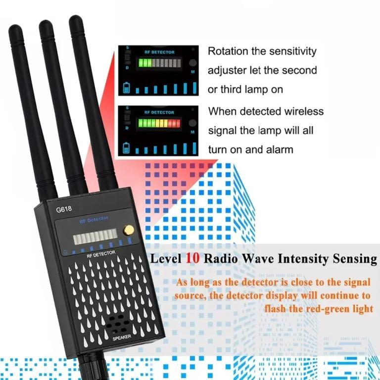 G618 GPS Wireless Signal Detector - Anti-Interception and … in Bukit Merah - Image 1