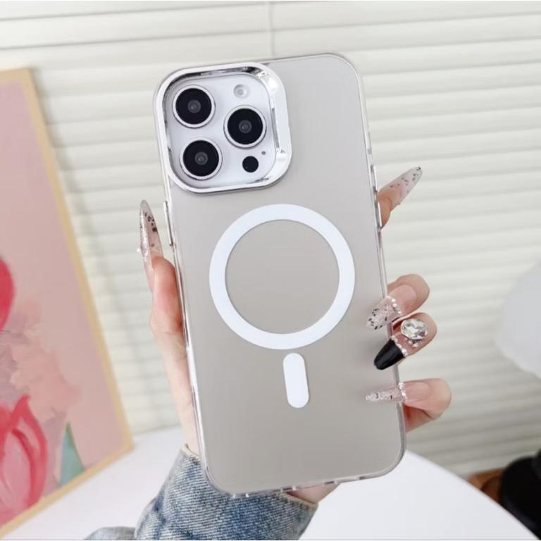 CASE Mobile Phone Solid Back Colored Edges Silver Camera … in Sembawang - Image 1