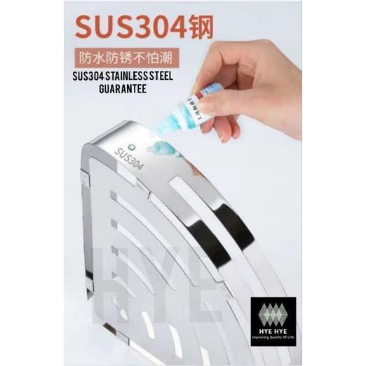HORSEMEN SUS304 HEAVY DUTY CORNER RACK/ RACK BUCU/RACK SHAMPOO in Geylang - Image 1
