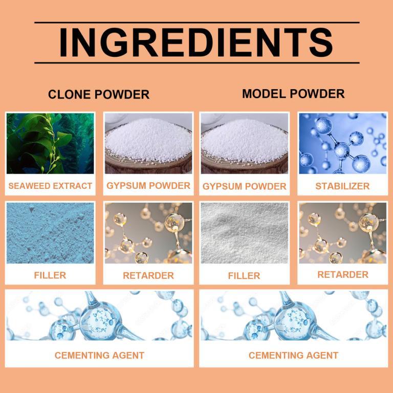 FAST SHIP&Delivery>3D Plaster Model Kit Hand Mold Powder … in Bukit Merah - Image 1