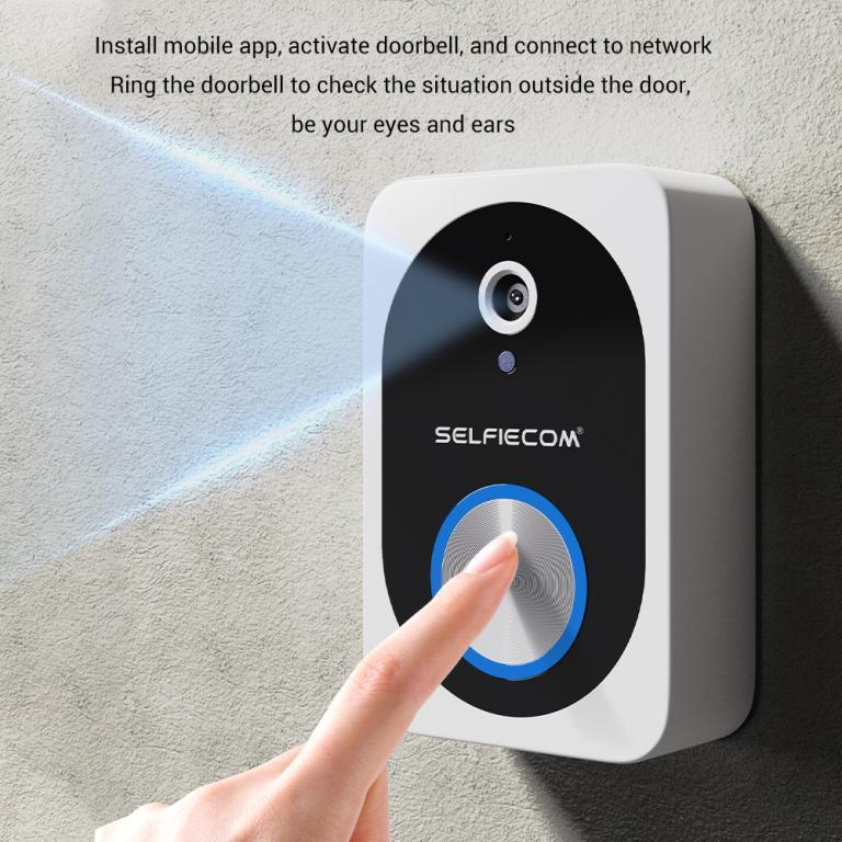 Smart Visual Wireless Video Doorbell 480P Camera Infrared … in Novena - Image 1