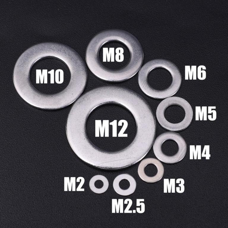 684Pcs/Box Multiple Sizes Stainless Steel Screws Washers … in North-Eastern Islands - Image 1