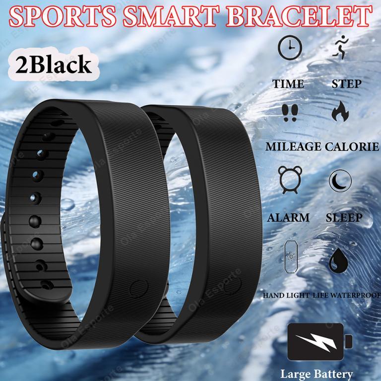 LED Digital Smart Bracelet Waterproof Smart Clock Smartband … in Singapore - Image 1