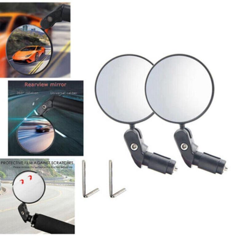 LETTER Rearview Mirror Type Rod End Mirror Foldable Convex … in Mandai - Image 1