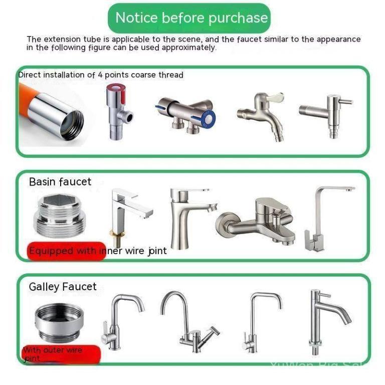 Faucet Extender Universal Splash-Proof Bending Shaping … in Geylang - Image 1
