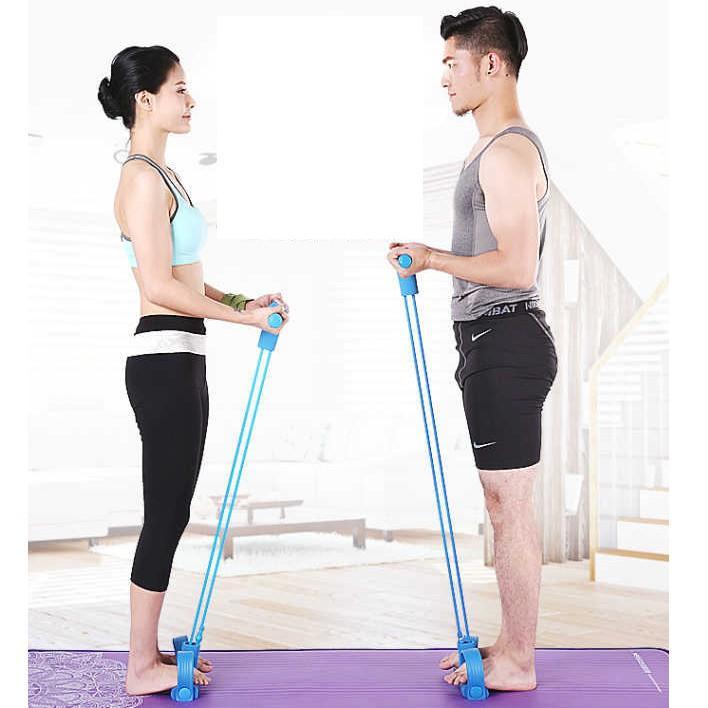 Elastic Pull Rope Strength Resistance Bands Exercise Equipment in Novena - Image 1