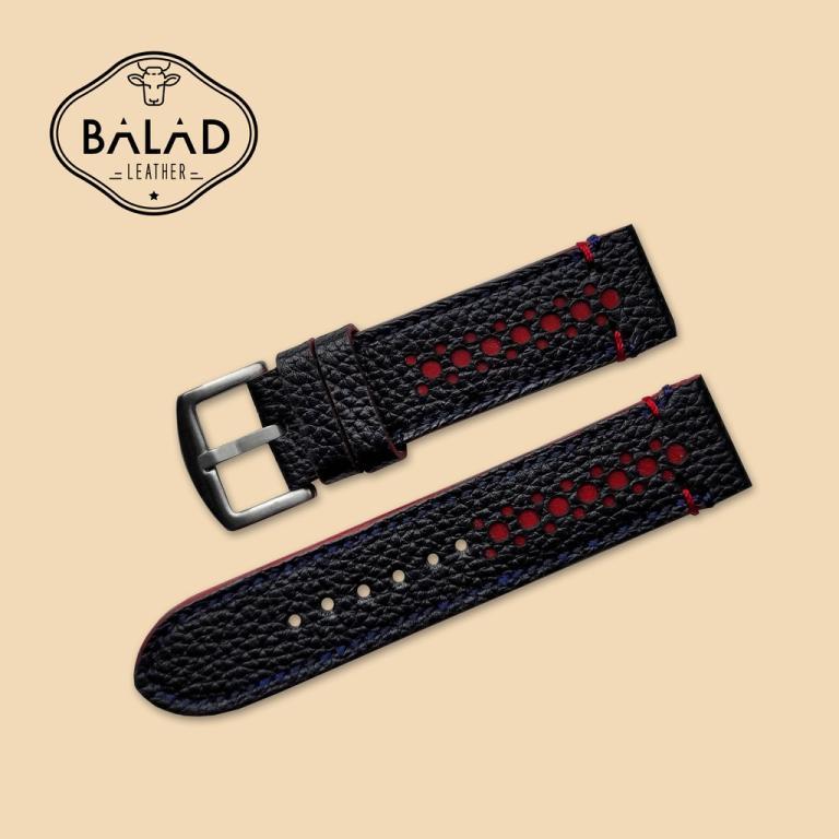 Handmade Genuine Leather Watch Strap - Rally Sport Strap in North-Eastern Islands - Image 1