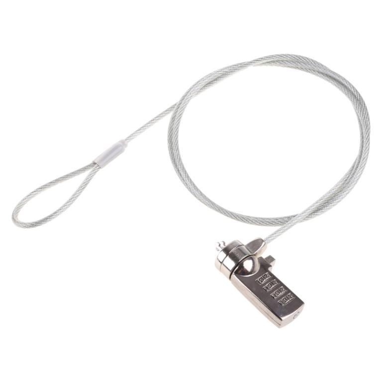 Fol Silver Combination Lock Security Cable 4 Digit Password … in Toa Payoh - Image 1