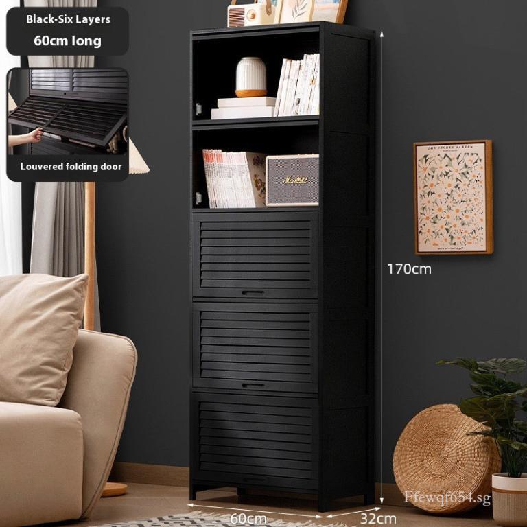 Shipping Bookshelf Cabinet Storage Rack With Doors … in North-Eastern Islands - Image 1