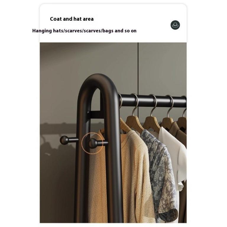 Clothes Hanger Simple Movable Clothes Drying Rack Floor … in Sembawang - Image 1