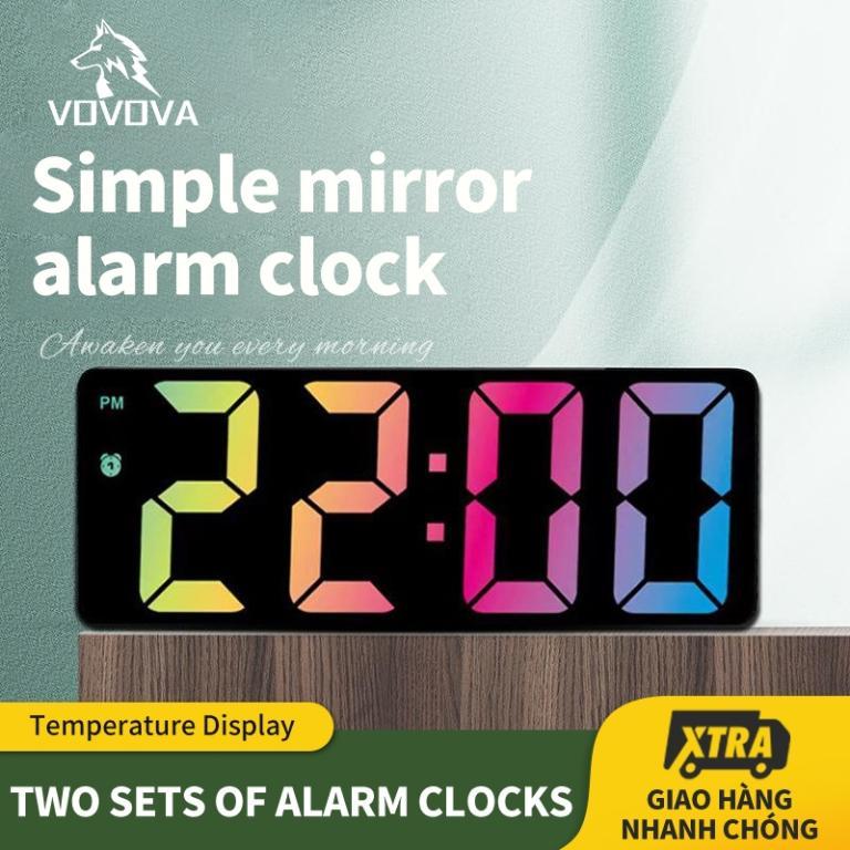 LED Digital Alarm Clock Sound Control Temperature Desk … in Mandai - Image 1