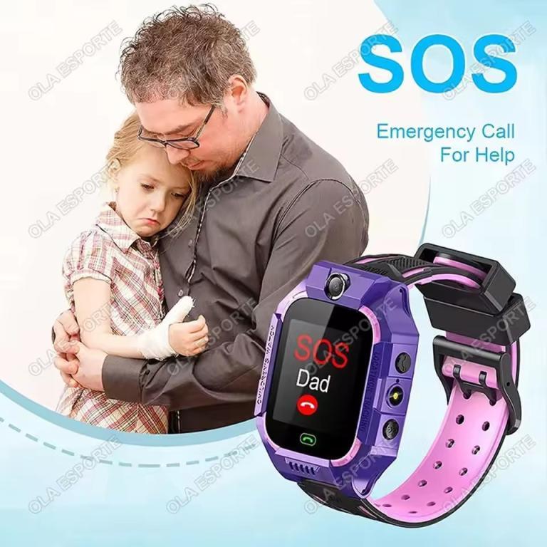 SIM card Children's Smartwatch Camera Video Call Flashlight … in Singapore - Image 1