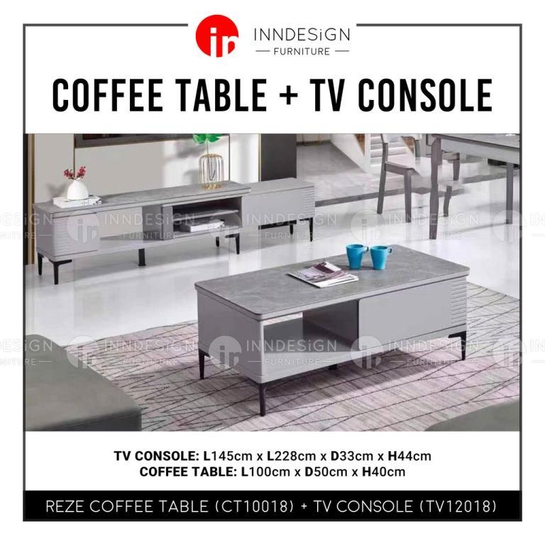[LOCAL SELLER] REZE Sintered Stone Extendable TV Console / … in North-Eastern Islands - Image 1